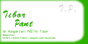 tibor pant business card